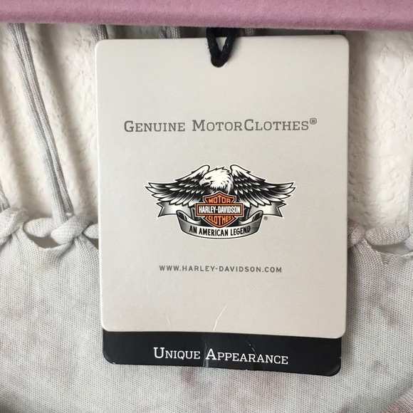 Harley Davidson Restless Spirit Knotted Top Sz L - Picture 3 of 6